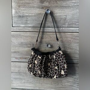 Black Multi Beaded Shoulder Bag